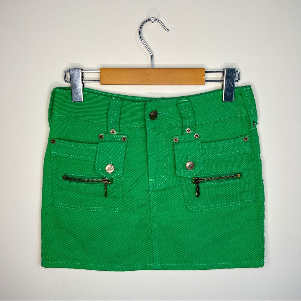 Revolt Jeans Rare 90s Vintage Denim Mini Skirt
